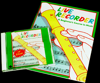 Learning recorder using a revolutionary teaching method - Cds and books
